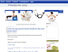 Tablet Screenshot of acne.neverbetterhealth.com